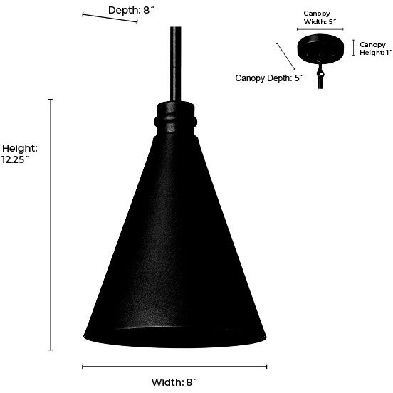 Axston 1 Light 8 inch Textured Black Outdoor Hanging Lantern